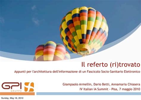 Ia Summit Il Referto Ritrovato Ppt