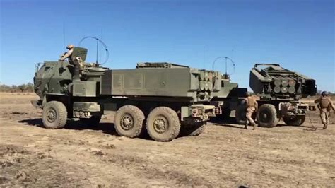 Himars High Mobility Artillery Rocket System Live Firing U S Marines