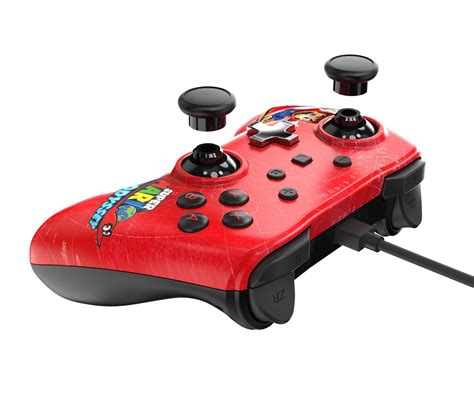 Powera Super Mario Bros Red Wired Controller Plus For Nintendo Switch