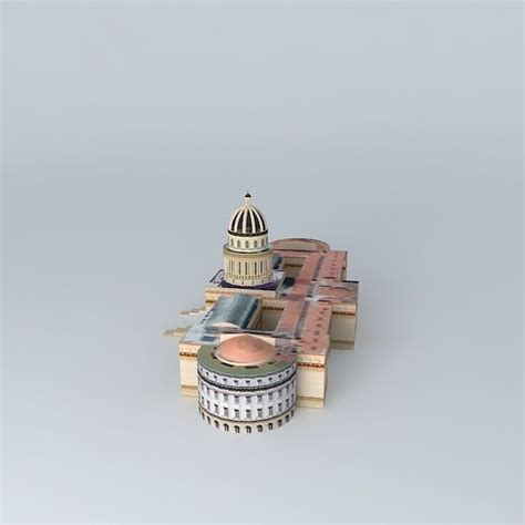 Capitol Of Havana Havana Cuba Free 3d Model Cgtrader