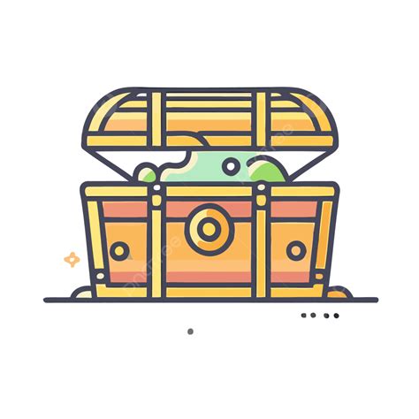 An Icon Of A Treasure Chest Vector A Lineal Icon Depicting Free