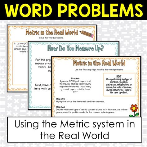 Teaching The Metric System Unit Metric System Conversions Teach