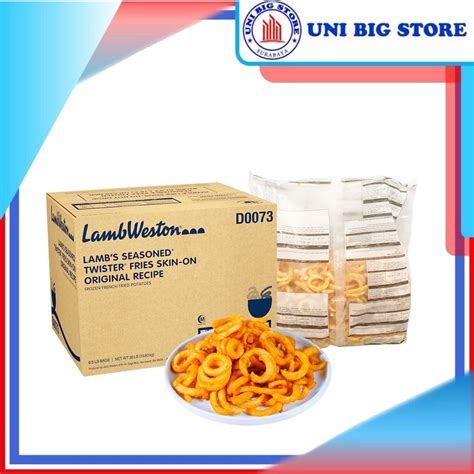 Jual Lamb Weston Kentang Goreng Twister Curly Potato French Fries 500