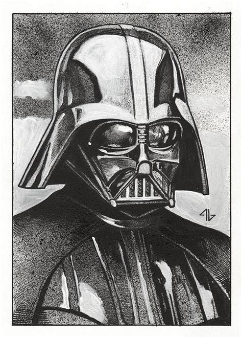 Star Wars Darth Vader By Adi Granov Star Wars Painting Star Wars