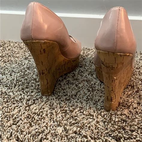Shoes Nude Cork Wedge Heels Poshmark