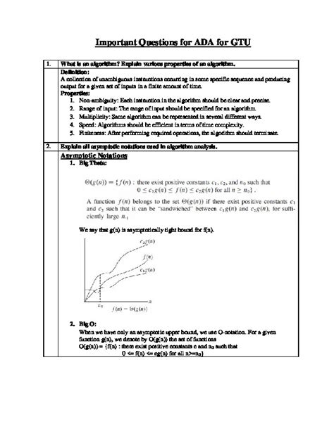 Ada Imp Questions With Solution For Gtu Pdfcoffee