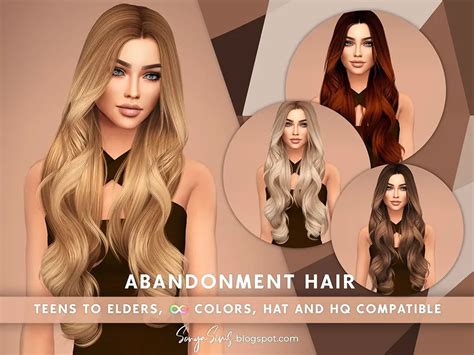 Hair Hojas Sims 4