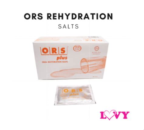 Ors Plus Oral Rehydration Salts Orange Lazada