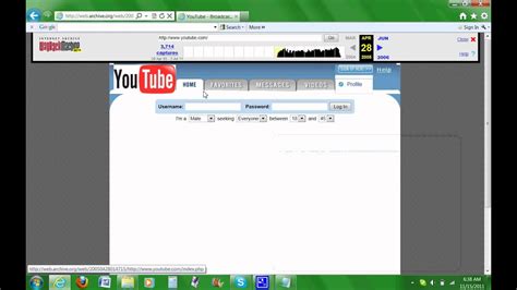 Wayback Machine Youtube