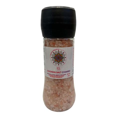 Himalayan Pink Cooking Salt Coarse Grinder G Saltpur