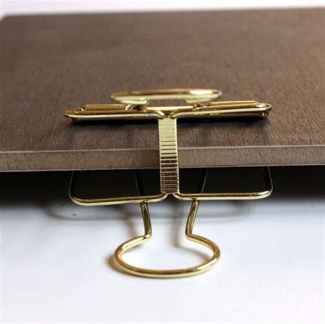 Hanging Clipboards Black Brass Binder Clip Style Clipboard Etsy