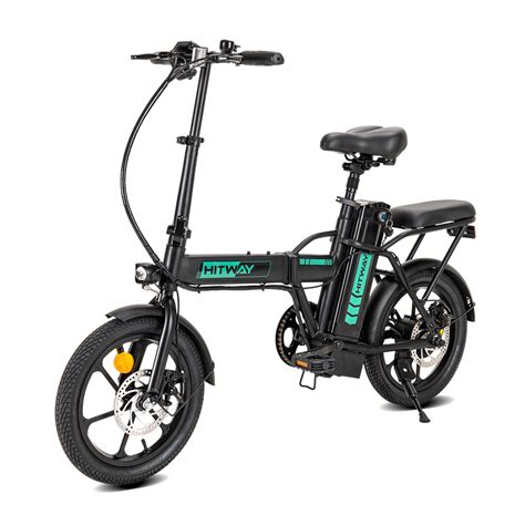 Hitway Folding E Bike Bk Inch W Detachable Battery For