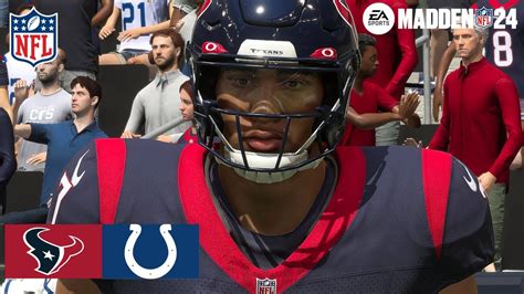 Madden 24 CJ Stroud Texans Vs Anthony Richardson Colts Week 2 Full