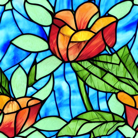 Watercolor Stained Glass Painting Creative Fabrica