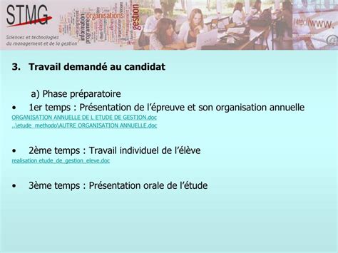 Ppt L Tude De Gestion En Re Stmg Powerpoint Presentation Free