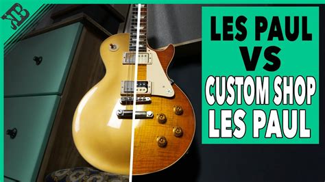 The Gibson Battle Les Paul Vs Custom Shop Les Paul Gear Corner