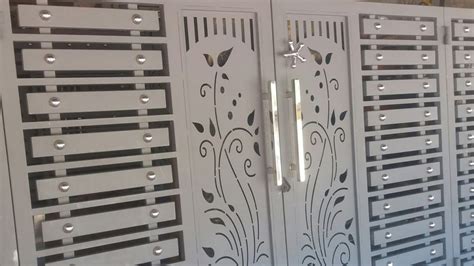 Latest Front Main Gate Design Laser Cutting Design Gate In House Diy