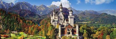 Clementoni 1000 Piece Panorama Jigsaw Puzzle Neuschwanstein Castle