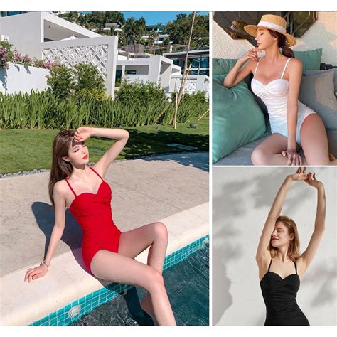 Đồ bơi bikini nữ bikini 1 mảnh bikini đi biển đồ bơi nữ liền thân có