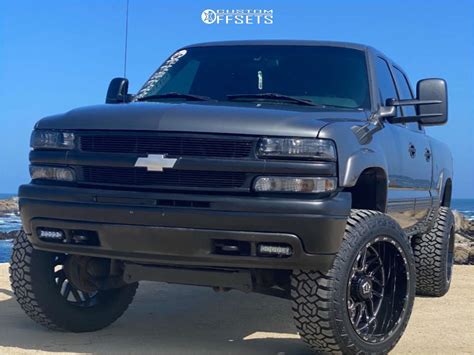 2001 Chevrolet Silverado 1500 Hd With 22x12 44 Tis 544bm And 3512