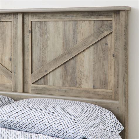 Better Homes And Gardens Modern Farmhouse Queen Headboard Rustic Gray