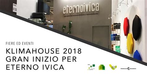 Eterno Ivica Presente Alla Fiera Klimahouse Di Bolzano