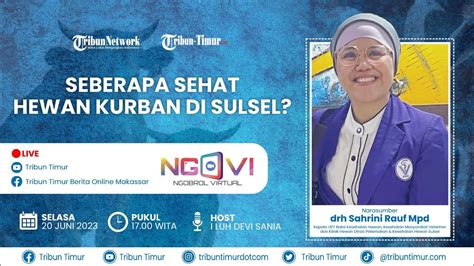 NGOBROL VIRTUAL Seberapa Sehat Hewan Kurban Di Sulsel YouTube