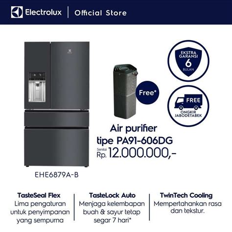 Jual Electrolux Ehe A B Inverter French Door Nutrifresh Kulkas