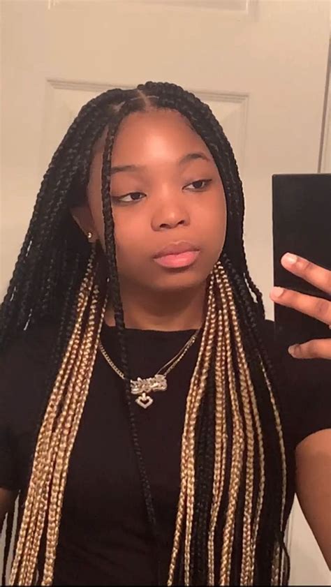 Honeijay On Ig Cute Box Braids Hairstyles Box Braids Hairstyles For