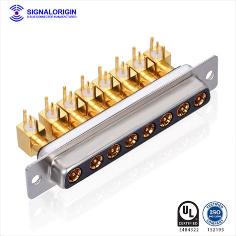 Right Angle Female Coaxial D Sub W Connector Wholesale