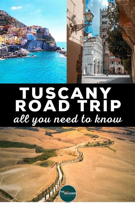 Tuscan Road Trip Itinerary Map Tips In Italy Trip Planning