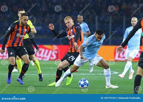 UEFA Champions League Shakhtar Donetsk V ManCity Foto De Stock