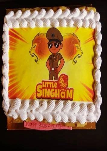 Little Singham Cake Design For Boys