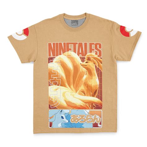 Ninetales Pokemon Streetwear T Shirt Anime Ape