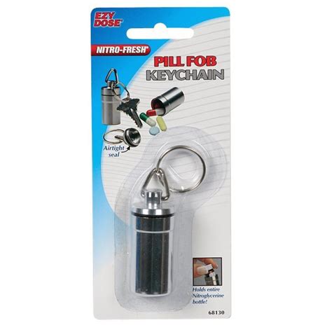 Ezy Dose Pill Fob Keychain | Deluxe Keychain Pill Holder | Ocelco