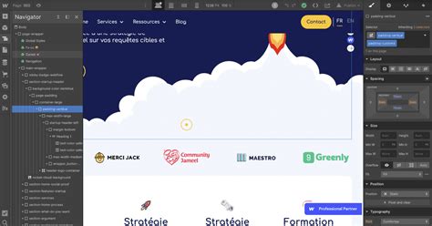 Webflow la révolution pour la création de site web Outils no code