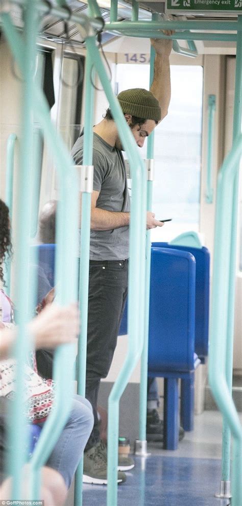 Aidan Turner Takes The Train Before The Lieutenant Of Inishmore Show