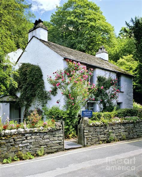 Dove Cottage Home Of Poet William Wordsworth In Grasmere In The Lake