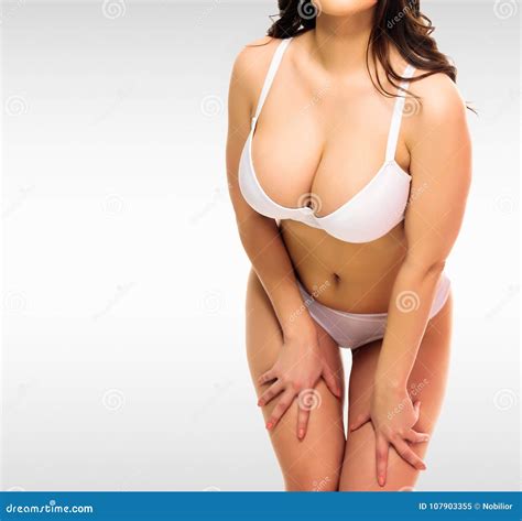 Voluptuous Woman With Lovely Body Stock Image Image Of Erotic Bikini