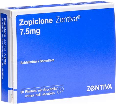 Zopiclone Zentiva Filmtabletten Mg St Ck In Der Adler Apotheke