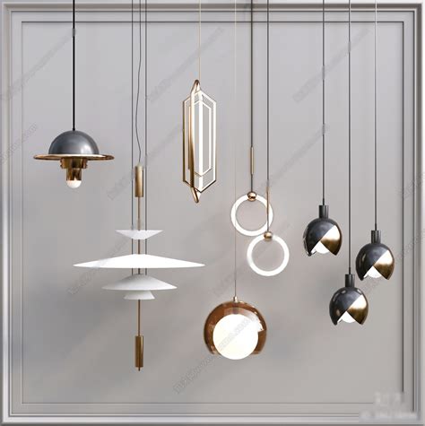 4571 Ceiling Lights Collection Sketchup Model By Cuong Covua