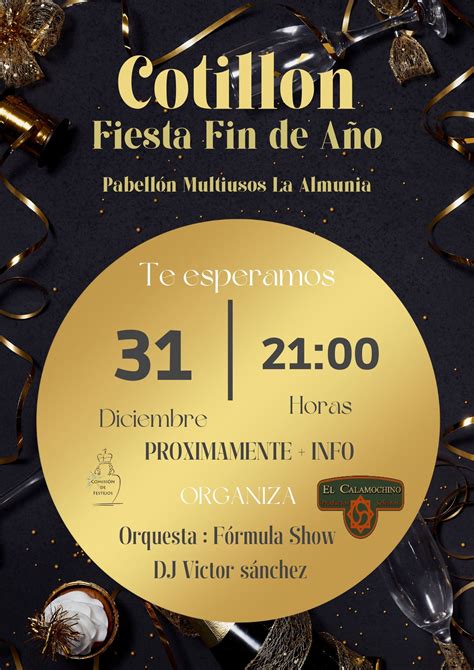cotillon de nochevieja en la almunia  comenzar   de