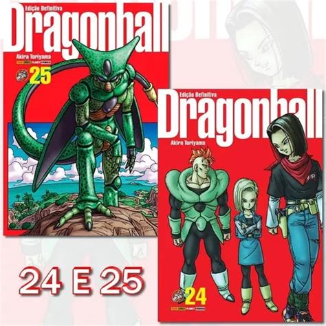 Dragon Ball Edição Definitiva 24 E 25 Mangá Panini Novo E Lacrado