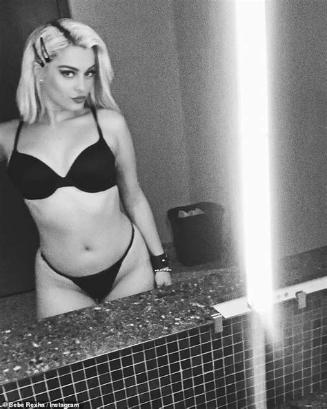 Bebe Rexha In Lingerie After A Male Music Executive Said She Was