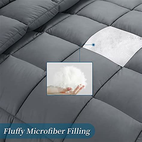 HOMBYS Oversized King Down Alternative Fluffy Comforter Super King 120