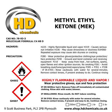 Methyl Ethyl Ketone MEK 500ml Bottle Solvent Cleaner