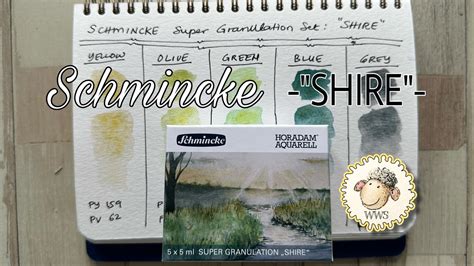 Schmincke Super Granulation Shire Set Review And Swatch My Take And Personal Opinion