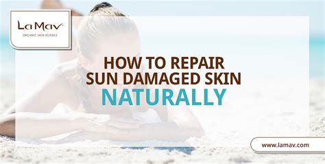 How To Repair Sun Damaged Skin Naturally Via La Mav Combin Flickr