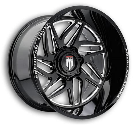 AMERICAN TRUXX Wheels AT1917 Goliath Black Milled