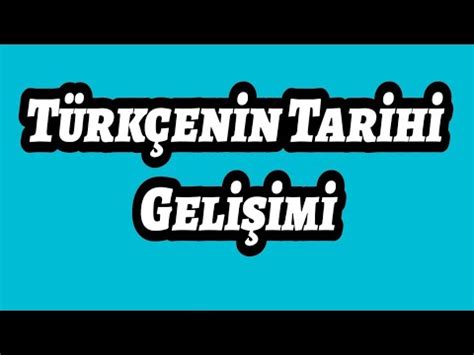 T Rk Enin Tarihi Geli Imi Bat T Rk Esi Kuzey Do U T Rk Esi D Nemleri